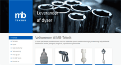 Desktop Screenshot of mb-teknik.dk