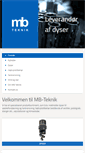Mobile Screenshot of mb-teknik.dk
